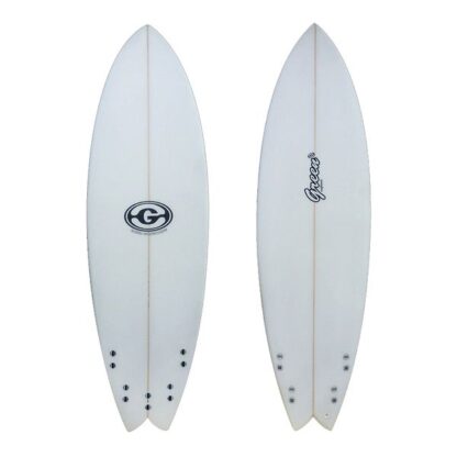 Green Surfboard Fish Clear