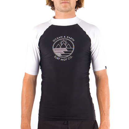 Ocean & Earth Slash Mens Rash Vest SS