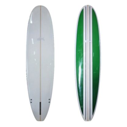 Sunride Surfboard Mal Green Stripe