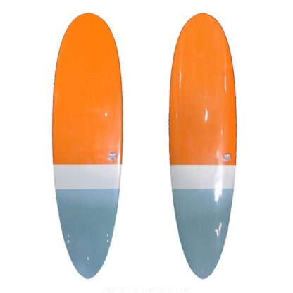 Sunride Surfboard Mal Epoxy Orange Grey