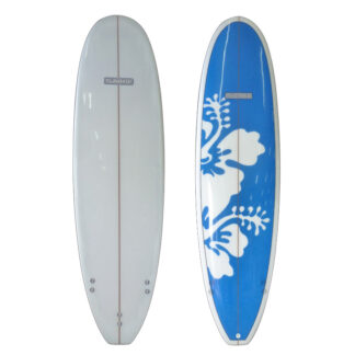 Sunride Surfboard Mal Blue Hibiscus
