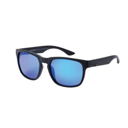 SIN Spartan Sunglasses Matt Raven Blue Flash