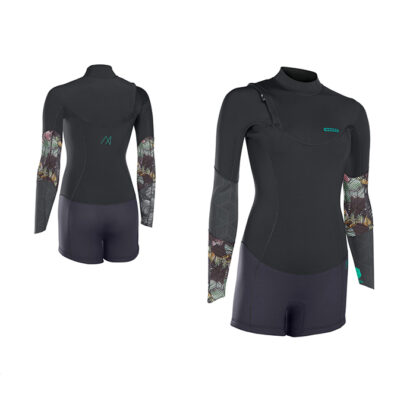 ION Wetsuit BS Muse Shorty LS 2 NZ DL Black Wetsuits