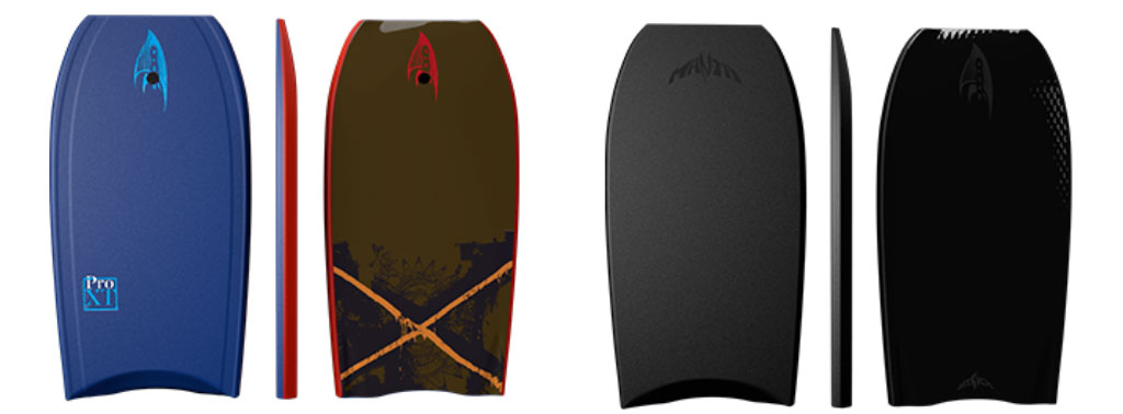 Manta Bodyboards Pro XT PPHD Bodyboard Black PPHD Bodyboard