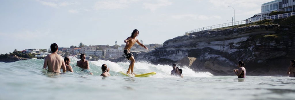 Softlite Softboards Surfing Amongst Swimmers