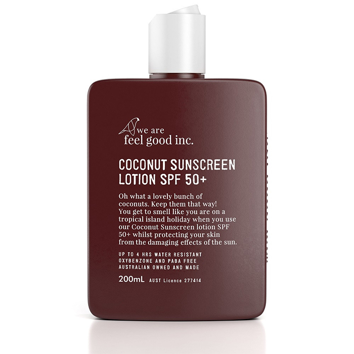 Coconut Sunscreen Lotion SPF 50+ 200ml BUY ONLINE! Manly Surfboards