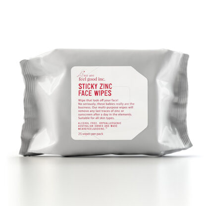 Sticky Zinc Face Wipes