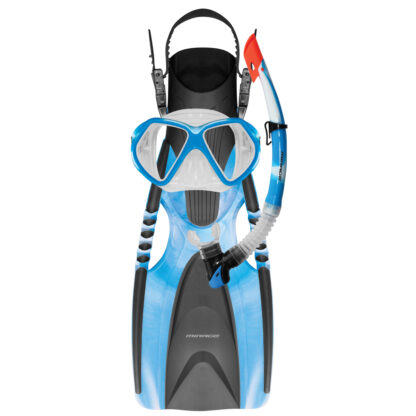 Mirage Adult Fusion Mask Snorkel and Flipper Set