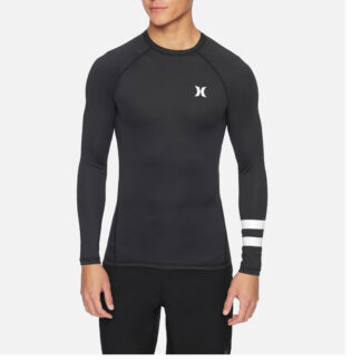 Hurley Pro Light Long Sleeve Rash Top Black