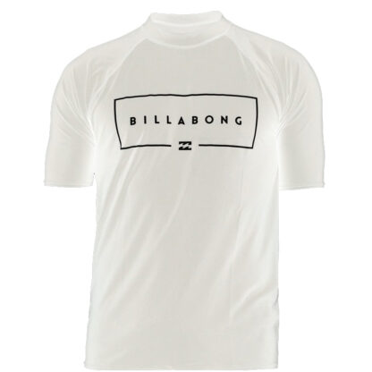 Billabong Mens Union SS Rashvest White