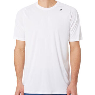 Hurley Short Sleeve Tee Shirt Rashvest White