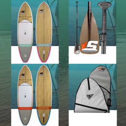 ECS Inception SUP Stand Up Paddle Board Wood