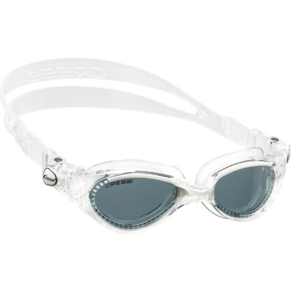Cressi Adult Flash Lady Premium Silicon Goggles White Tinted Lens