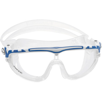 Cressi Adult Skylight Premium Silicon Goggles White Blue