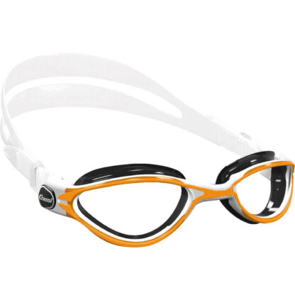Cressi Adult Thunder Premium Silicon Goggles White Orange