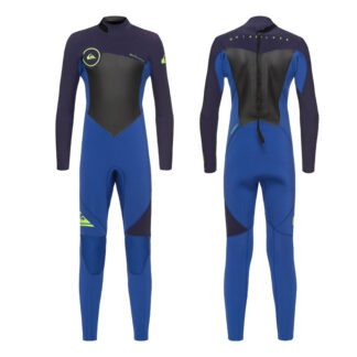 Quiksilver Boys Syncro Series 3-2mm Back Zip GBS Steamer Wetsuit