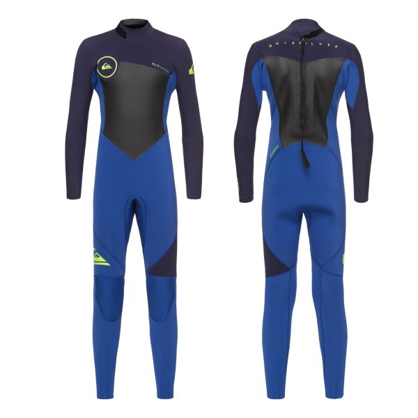 QUIKSILVER SYNCRO 3:2 GBS フルスーツ　子供用 Quiksilver Boys Syncro Series 3-2mm Back Zip GBS Steamer Wetsuit
