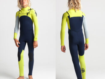 C-SKINS Sessions 4-3mm Junior Chest Zip Wetsuit Steamer