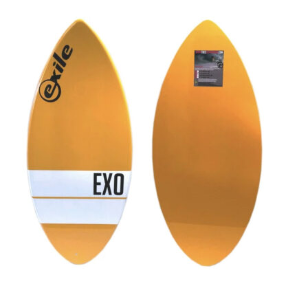 Exile EX0 Fibreglass Skim Board Orange exile skimboards fiberglass australia