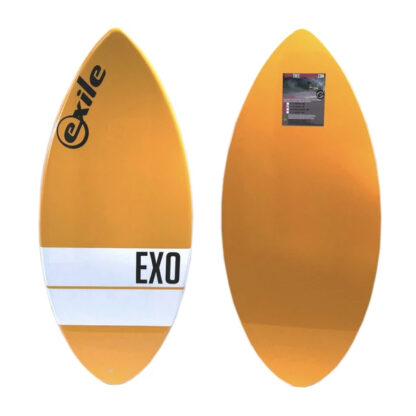 Exile EX0 Fibreglass Skim Board Orange exile skimboards fiberglass australia