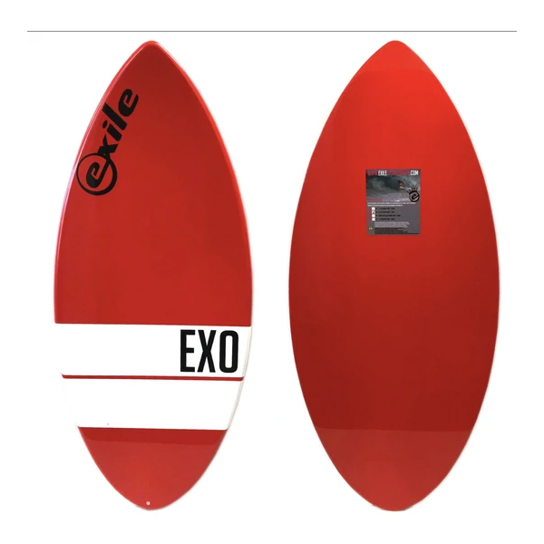 Exile EX0 Fibreglass Skim Board Red exile skimboards australia exile skimbo...