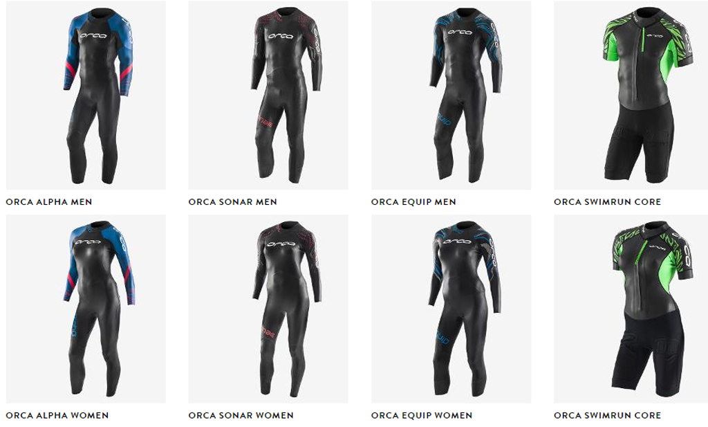 Orca High Performance Swim Gear Wetsuit Range