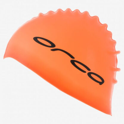 Orca Silicone Swim Cap Orange