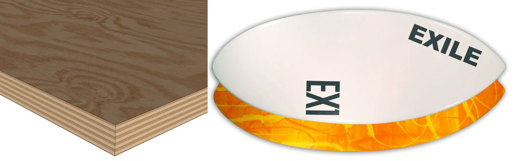 Exile Skimboards Construction