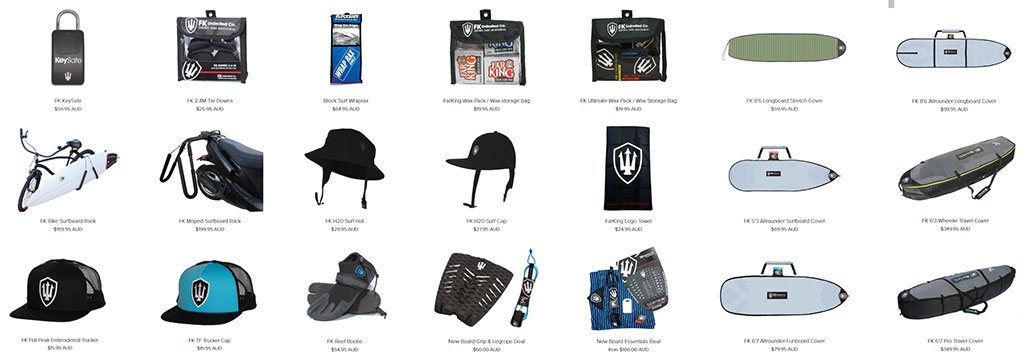 Surf Gear Surf Accessories Wide Range Available