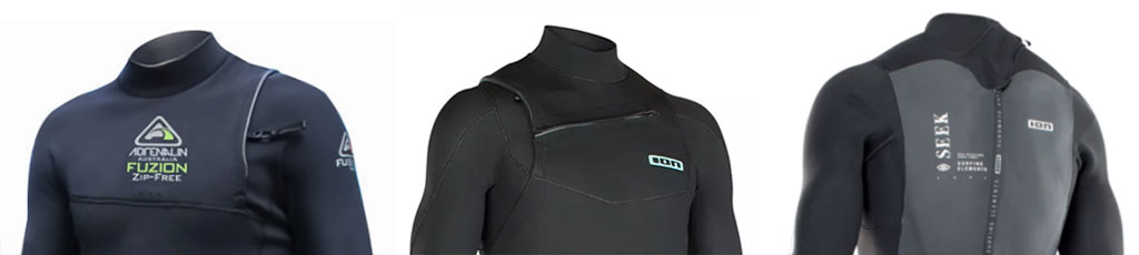 Wetsuits Zipless Front Zip Back Zip