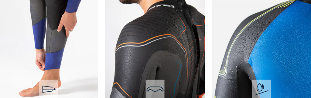 Swim Wetsuits Advanced Technology Features