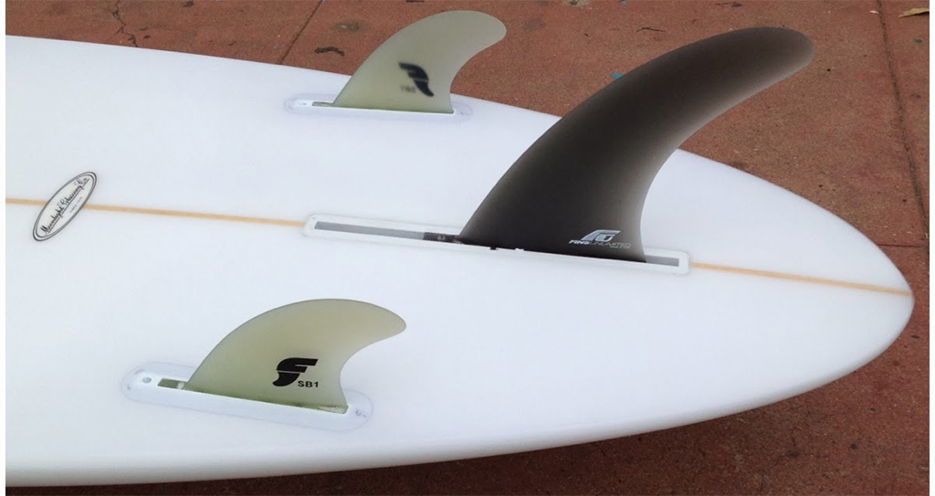 Longboard Fins Classic 2 + 1 Fin Setup