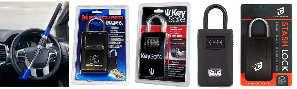 Surf-Accessories-FK-Surf-Car-Lock-and-Seacured-Key-Storage-Security-Lock-and-Ocean-EArth-Ocean-Earth-Key-Vault-Lock-and-Creatures-Stash-Lock