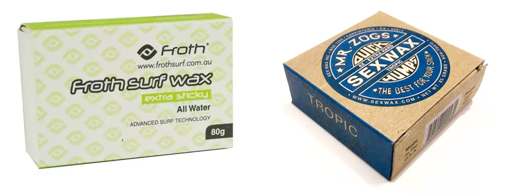 Surfboard Wax Froth Wax and Sex Wax