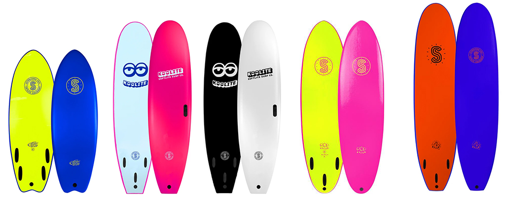 Beginner-Surfboards-Softlite-Fish-Stick-Koolite-Pop-Stick-Chop-Stick-Softboards