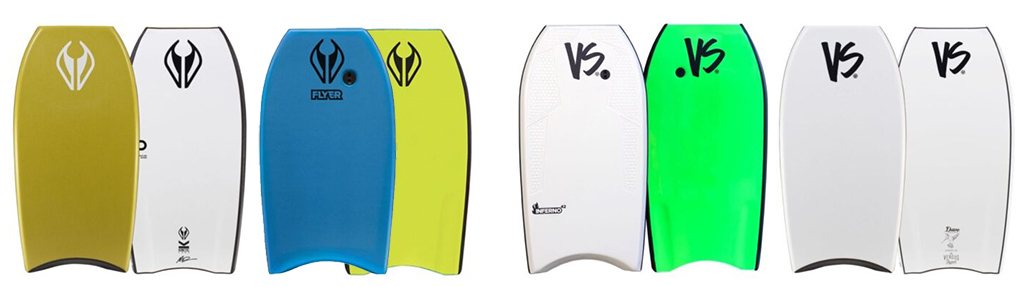 Bodyboards-NMD-Player-Kinetic-PP-Bodyboard-NMD-Nomad-Neo-EPS-Bodyboard-VS-Winny-Kinetic-PP-Bodyboard-VS-Inferno-Bodyboard