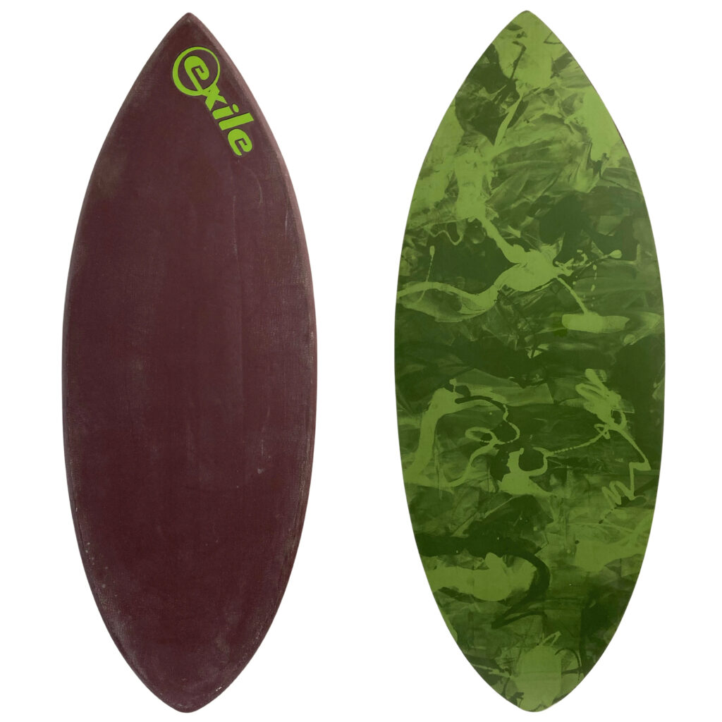Exile Double Carbon Fibreglass Skimboard BUY NOW Manly