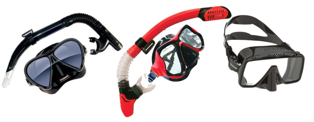 Snorkeling-Gear-Mirage-Adult-Eclipse-Mask-Snorkel-Land-and-Sea-Ningaloo-Mask-and-Snorkel-Set-Cressi-SF1-Professional-Freediving-Mask