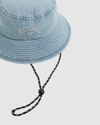Billabong Peyote Washed Hat Washed Blue Top View