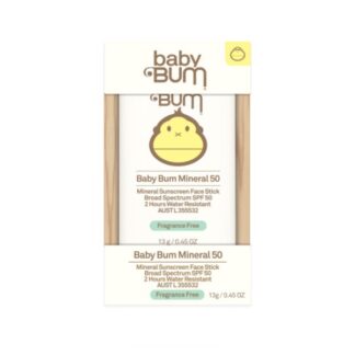 Sunbum Baby Bum SPF 50 Mineral Sun Screen Face Stick 13g