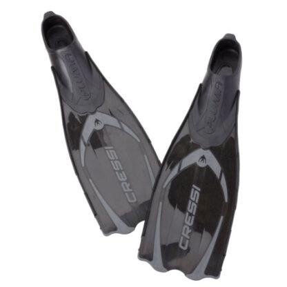 Cressi Pluma Snorkeling Fins Black Silver