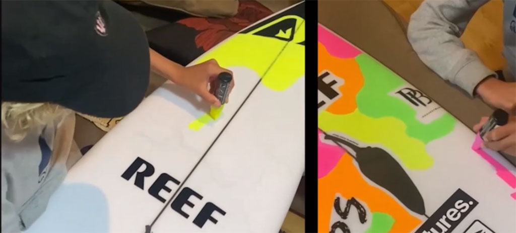 SurfPaints Flouro Set Wider Pen Nibs