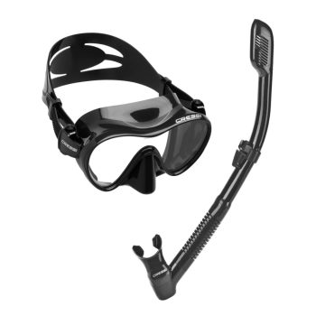 Cressi F1 + Dry MS Mask Snorkel Set