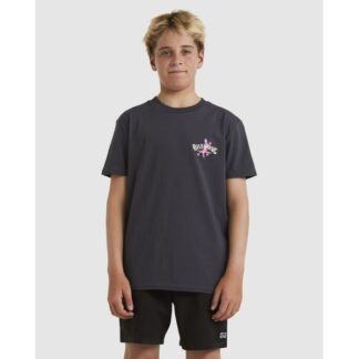 Billabong Boys Cosmic Sun SS Tee Washed Black