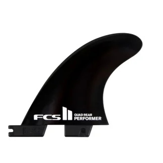FCSII Performer Black Rear Quad Fins
