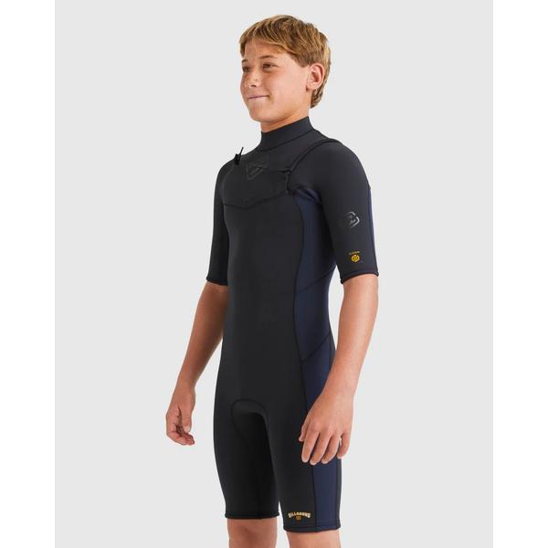 Billabong 202 Boys Absolute Chest Zip Short Sleeve Spring