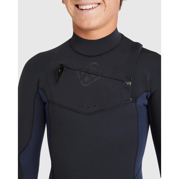 Billabong 302 Boys Absolute Natural Chest Zip Steamer - Image 2