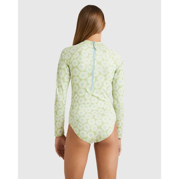 Billabong Girls 6-14 These Are The Daze Bodysuit Rash Vest