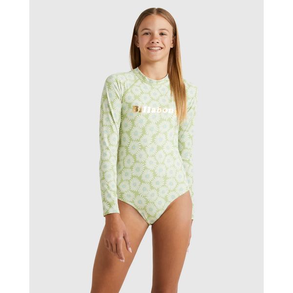 Billabong Girls 6-14 These Are The Daze Bodysuit Rash Vest
