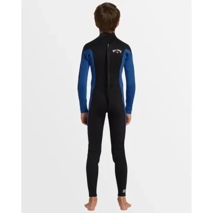 Billabong 302 Boys 8-16 3/2mm Foil Back Zip Full Wetsuit